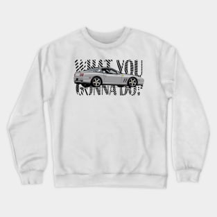 bad boy's car Crewneck Sweatshirt